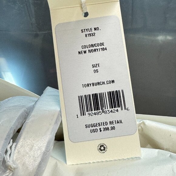 Tory Burch Perry Large Leather Tote – New Ivory - Picture 7 of 7